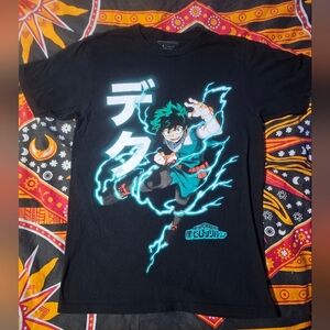 My Hero Academia Deku Anime Shirt Size Small